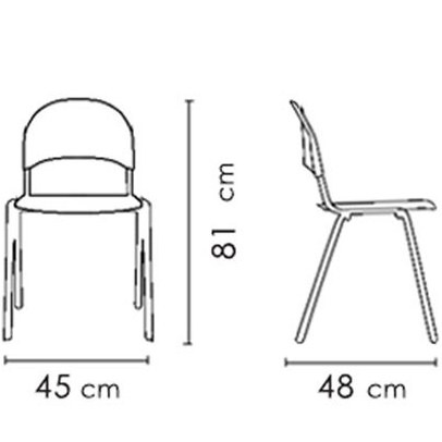 صندلی متال پلاست مدل 521 نظری